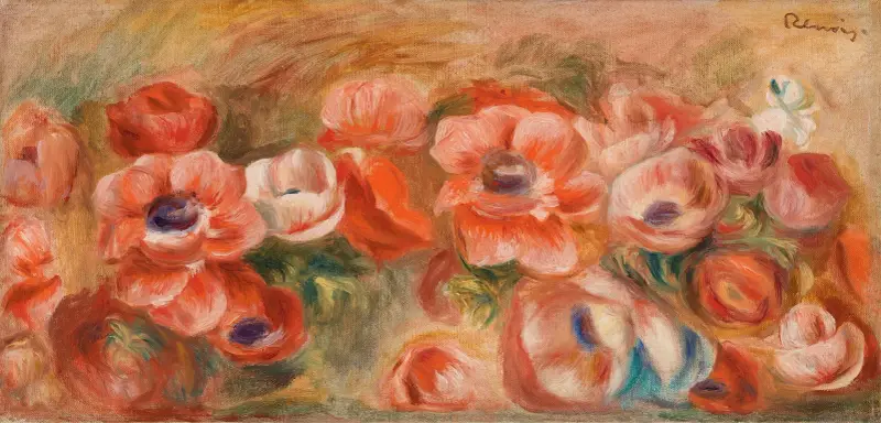 Anemones (Anémones), 1912 av Pierre-Auguste Renoir