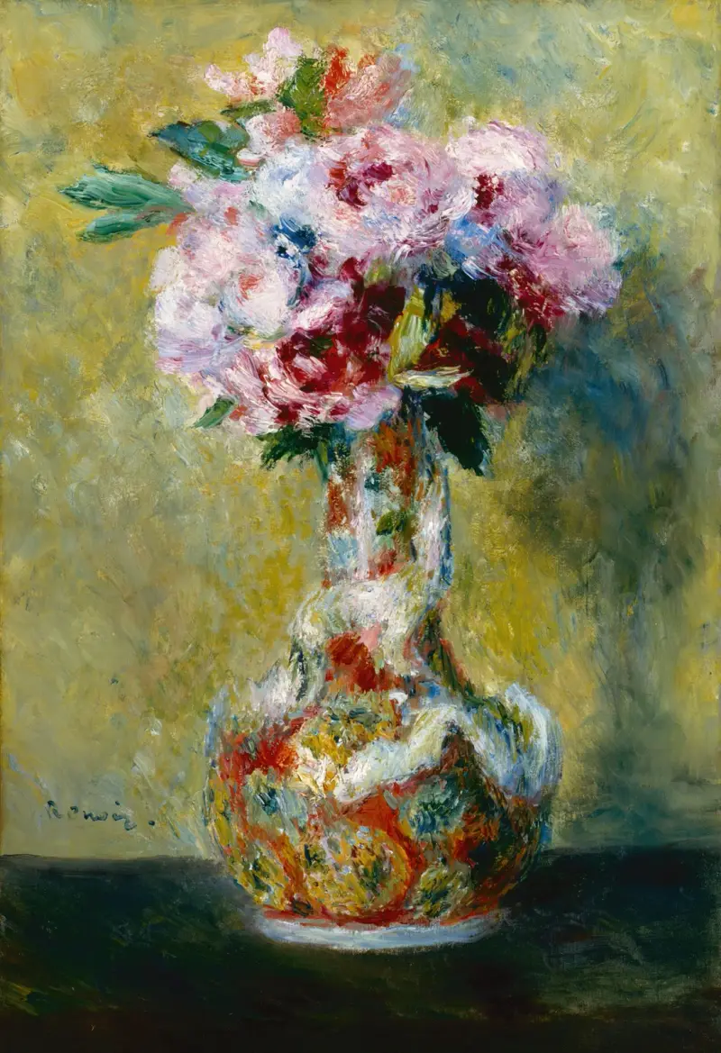 Bukiet w wazonie, Pierre-Auguste Renoir