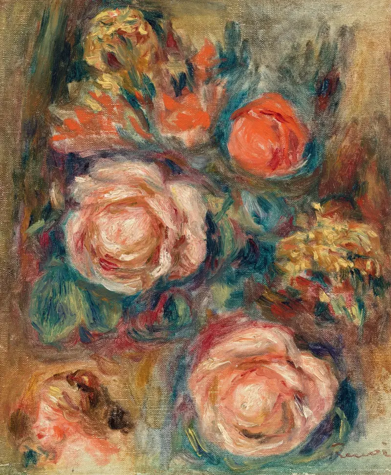 Bukiet róż, Pierre-Auguste Renoir