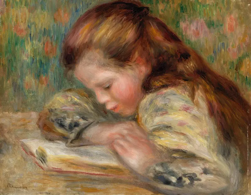 Čtoucí dítě, Pierre-Auguste Renoir