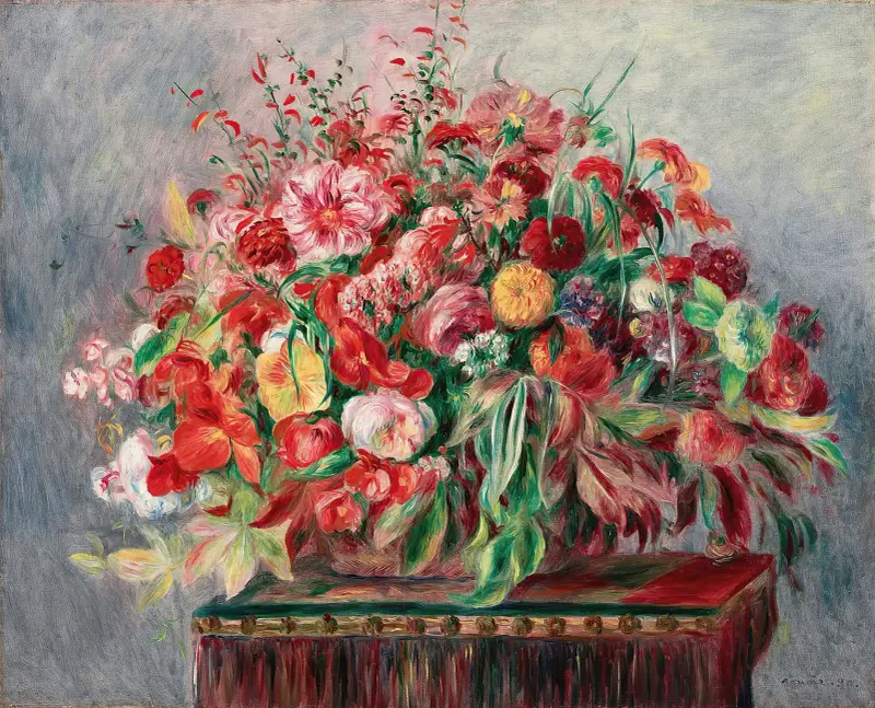 Blumenkorb von Pierre-Auguste Renoir