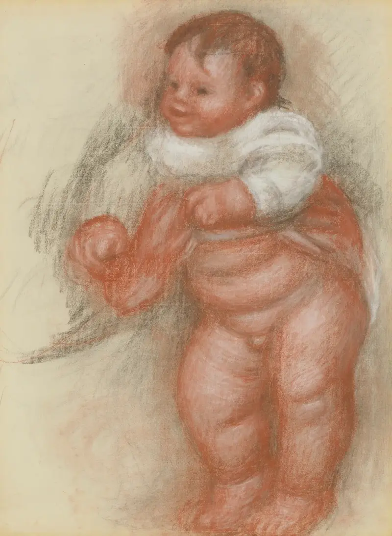 Stehendes nacktes Kind von Pierre-Auguste Renoir