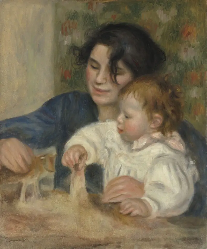 Gabrielle and Jean av Pierre-Auguste Renoir
