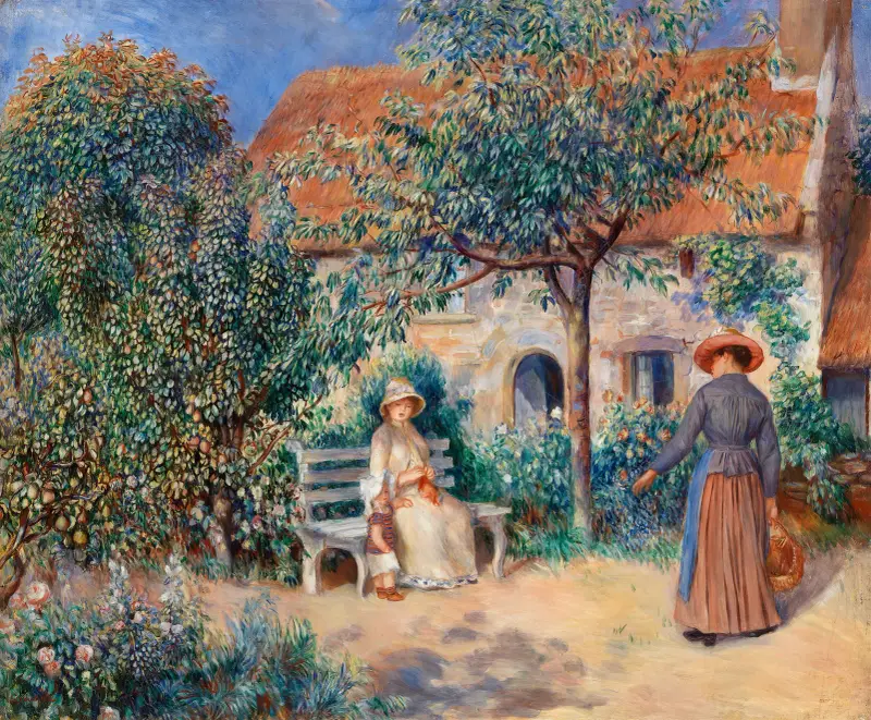 W Bretanii, Pierre-Auguste Renoir