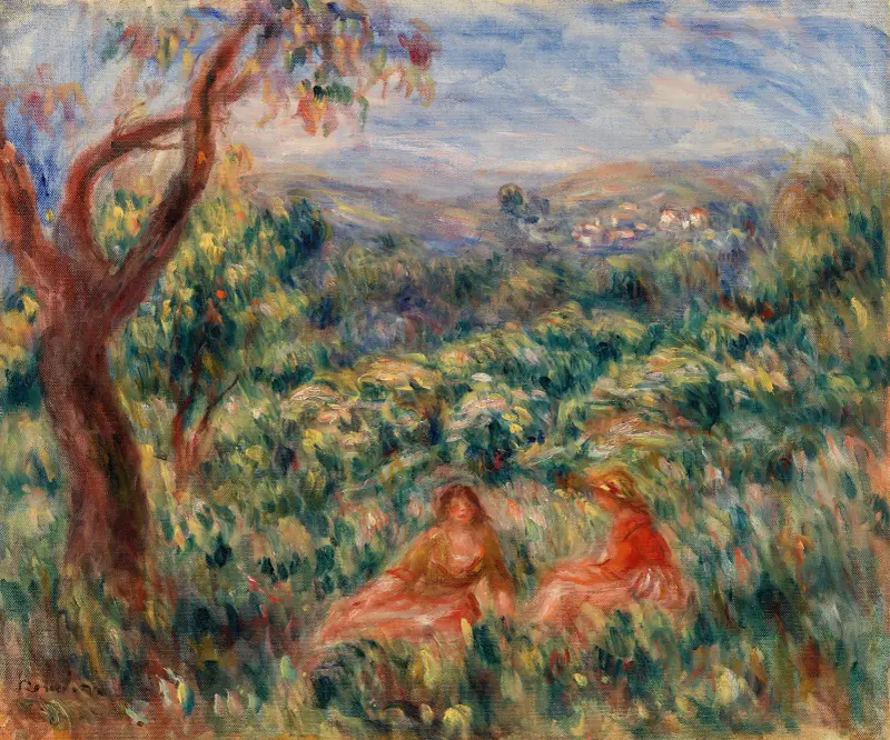 Landscape (Paysage), 1916 – nr 1 av Pierre-Auguste Renoir