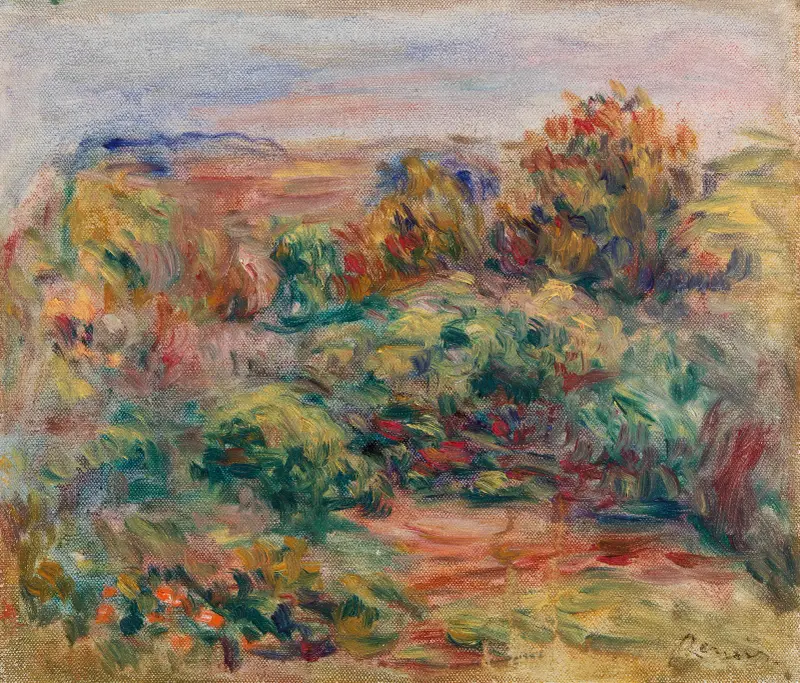 Krajina, 1915, Pierre-Auguste Renoir