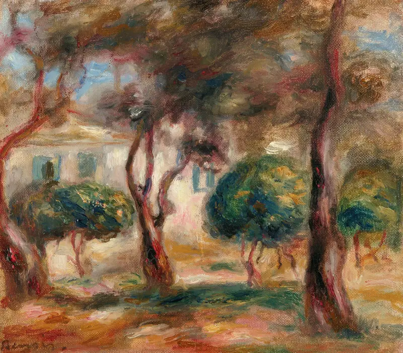 Le Jardin Des Collettes av Pierre-Auguste Renoir