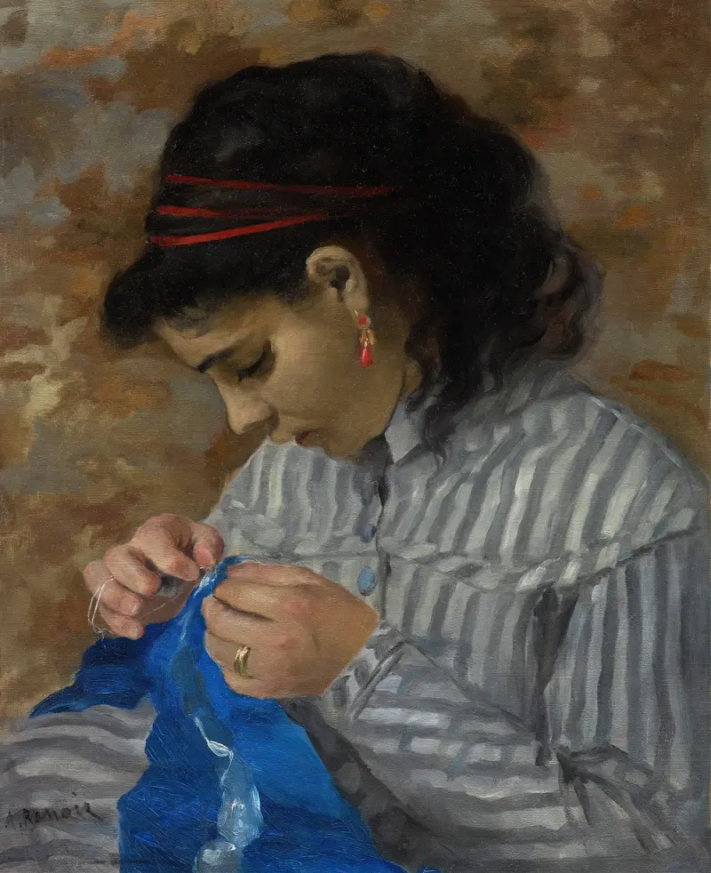 Lise szyje, Pierre-Auguste Renoir