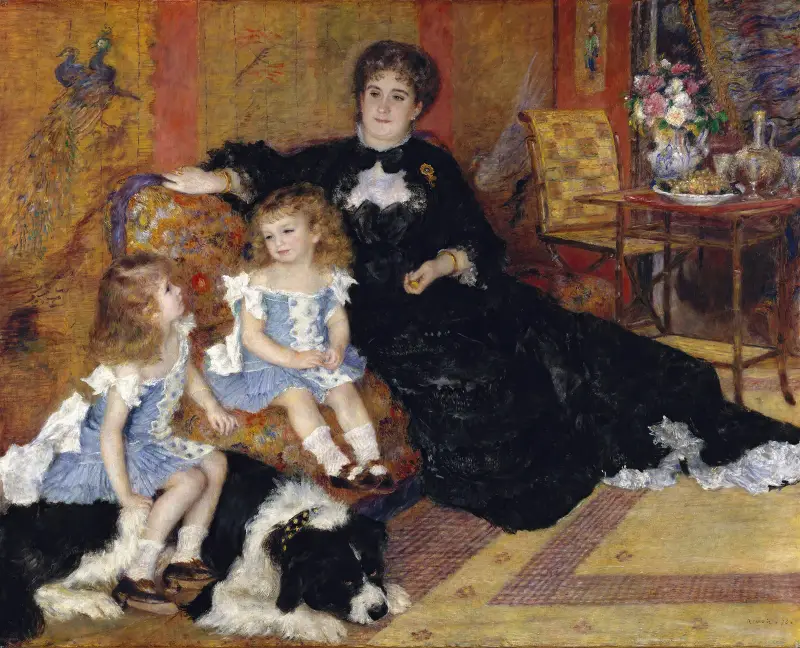 Madame Georges Charpentier und ihre Kinder von Pierre-Auguste Renoir