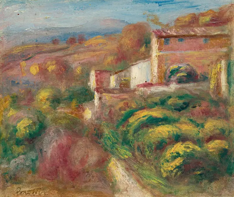 Maison De La Poste av Pierre-Auguste Renoir