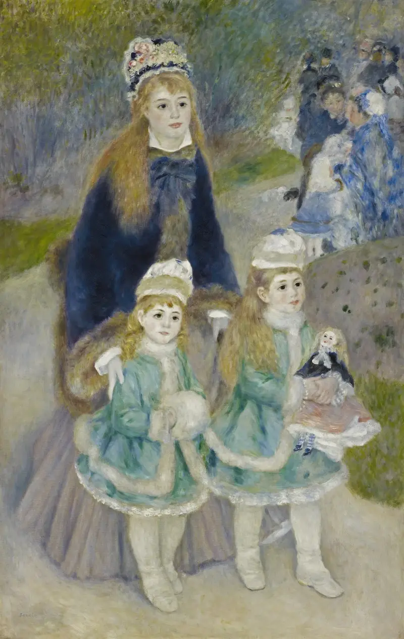 Matka a děti (La Promenade), Pierre-Auguste Renoir