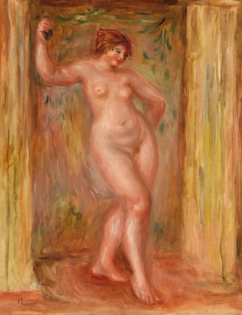 Nude with Castanets av Pierre-Auguste Renoir