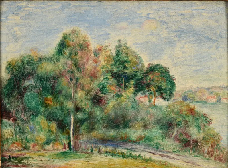 Paysage, 1890 – nr 2 av Pierre-Auguste Renoir