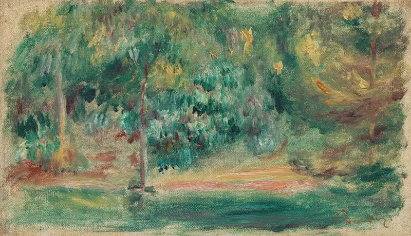 Krajobraz, 1890 – Nr. 1, Pierre-Auguste Renoir