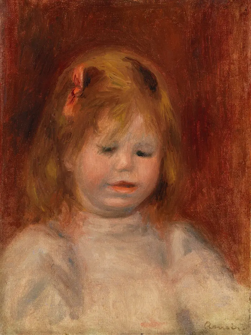 Porträtt av Jean Renoir av Pierre-Auguste Renoir