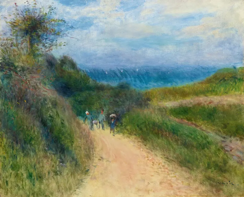 Cesta do Bernevalu, Pierre-Auguste Renoir