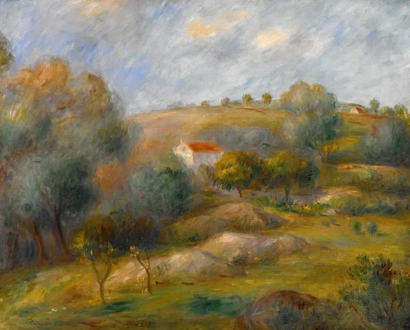 Frühling in Essoyes von Pierre-Auguste Renoir