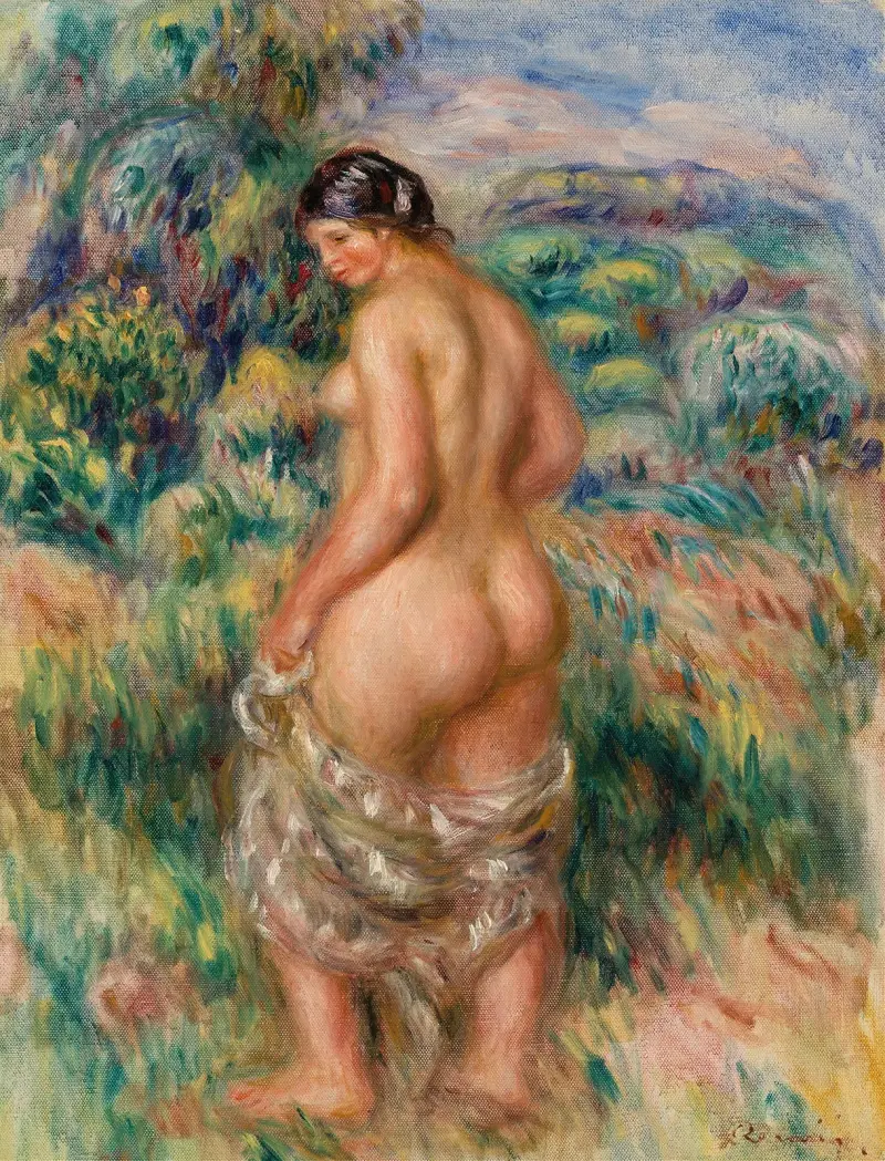 Stehende Badende, 1910 von Pierre-Auguste Renoir