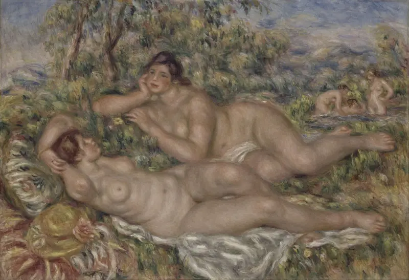 Kąpiący się, Pierre-Auguste Renoir