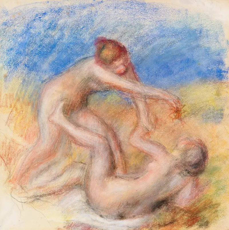 Zwei nackte Frauen von Pierre-Auguste Renoir