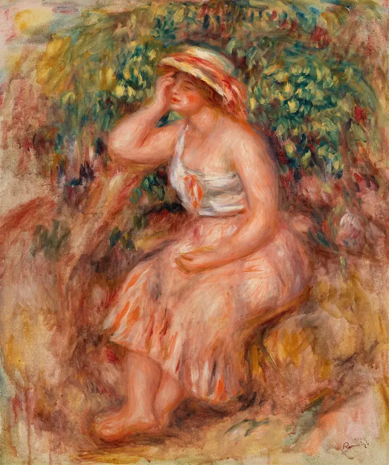 Drömmerskan av Pierre-Auguste Renoir