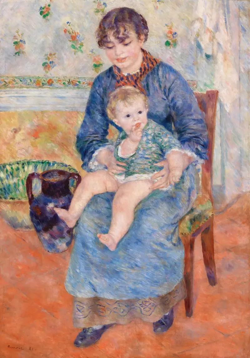 Mladá matka, Pierre-Auguste Renoir