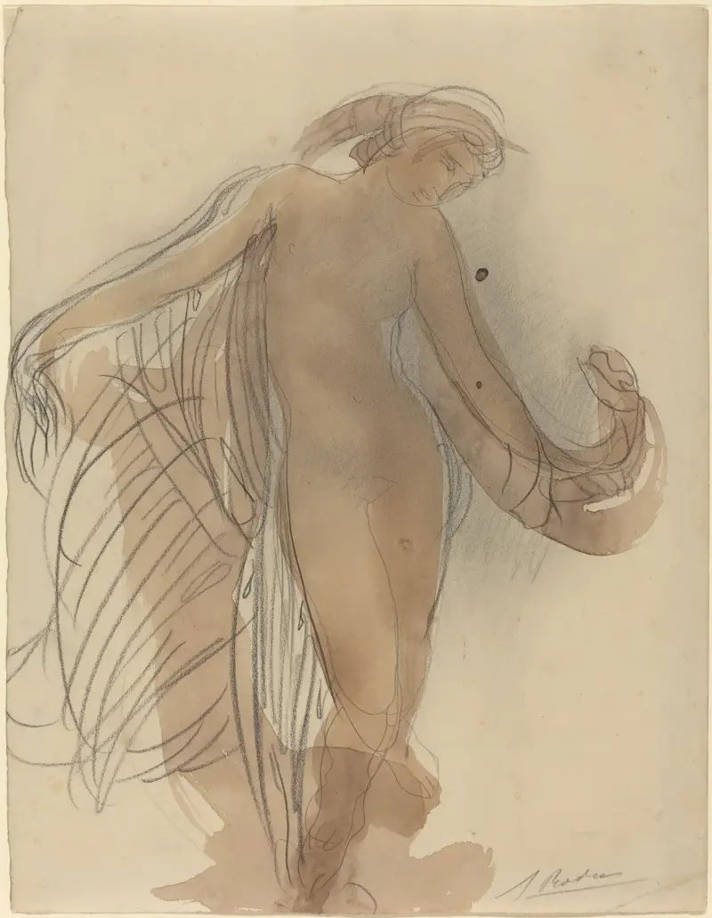 Figure Facing Forward, Auguste Rodin