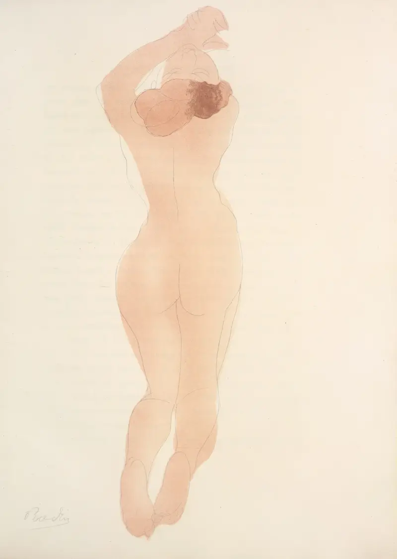 Der Garten der Qualen, Tafel 6 von Auguste Rodin