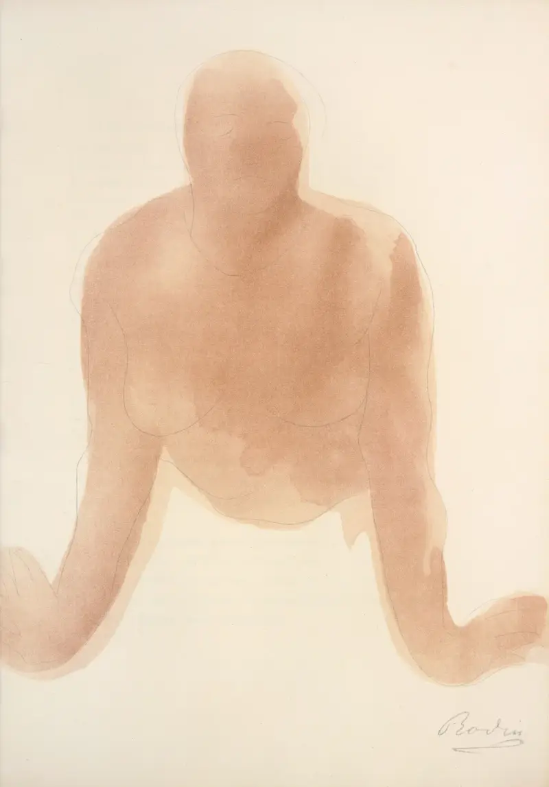 Der Garten der Qualen, Tafel 8 von Auguste Rodin