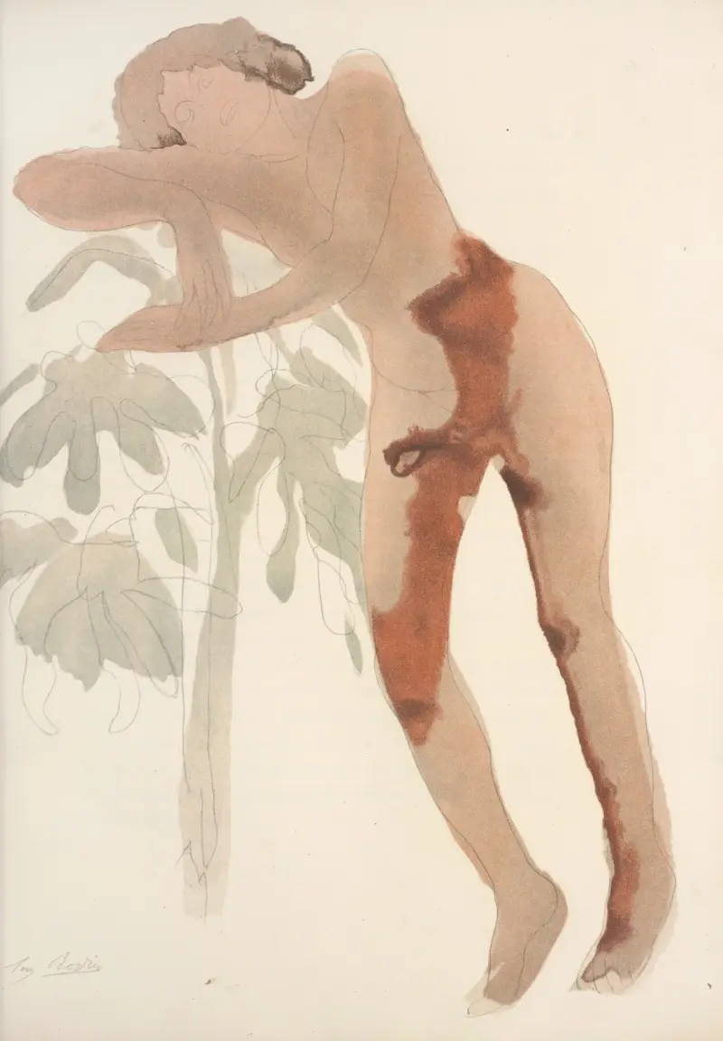 Der Garten der Qualen, Tafel 9 von Auguste Rodin