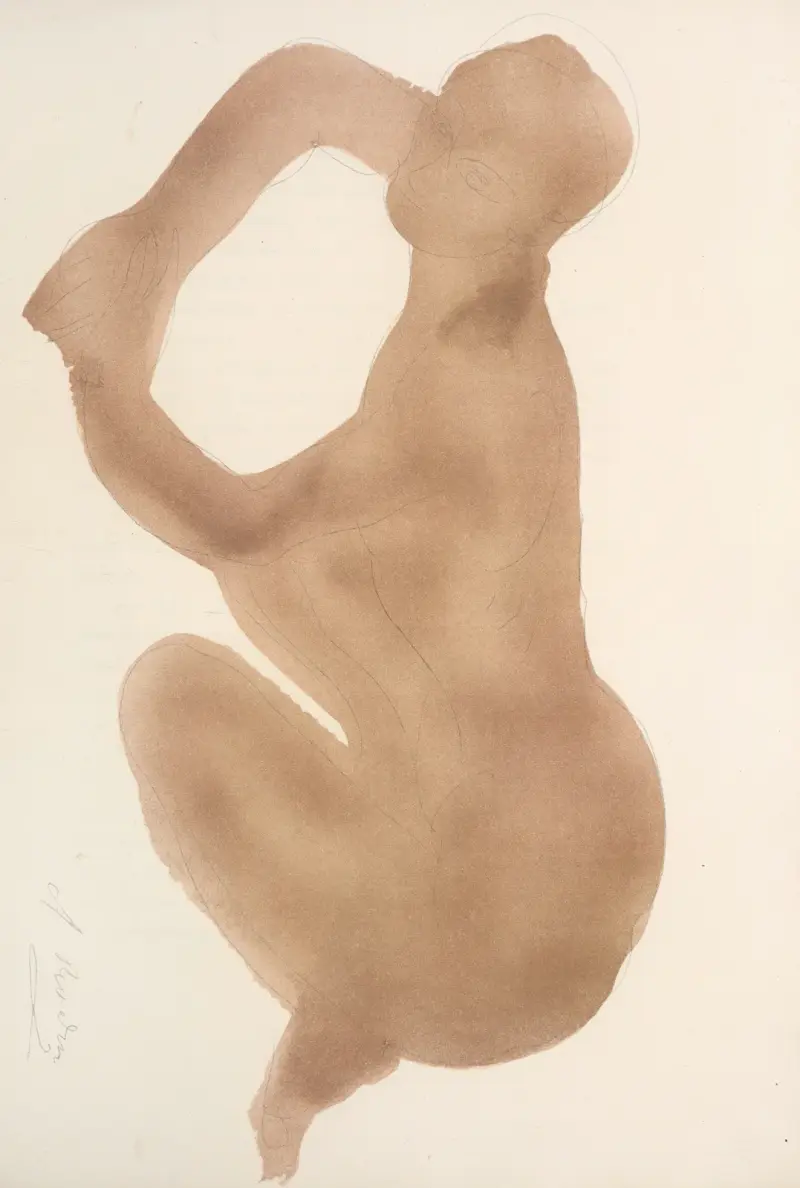 Der Garten der Qualen, Tafel 11 von Auguste Rodin
