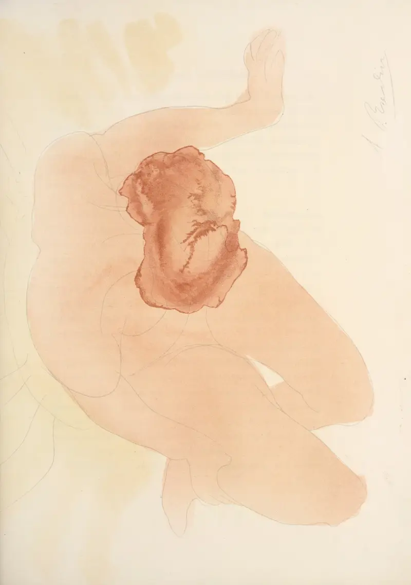 Der Garten der Martern, Tafel 13 von Auguste Rodin