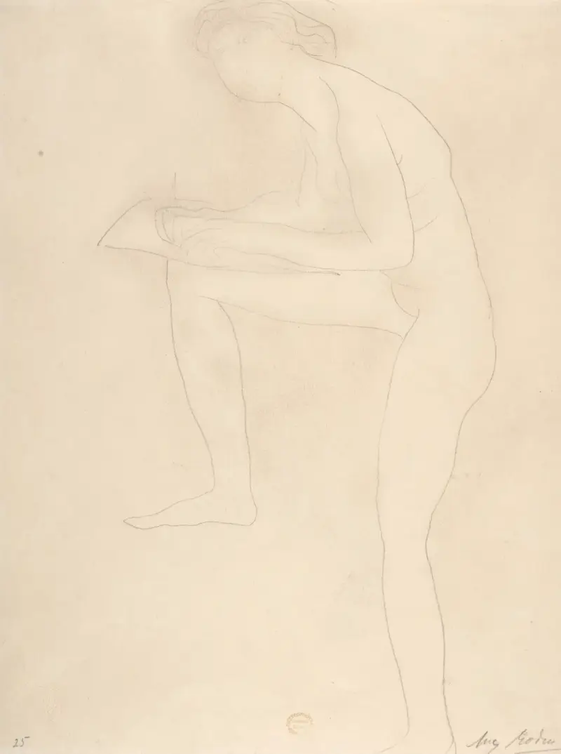 Sketch for Figure on Whistler Monument, Auguste Rodin