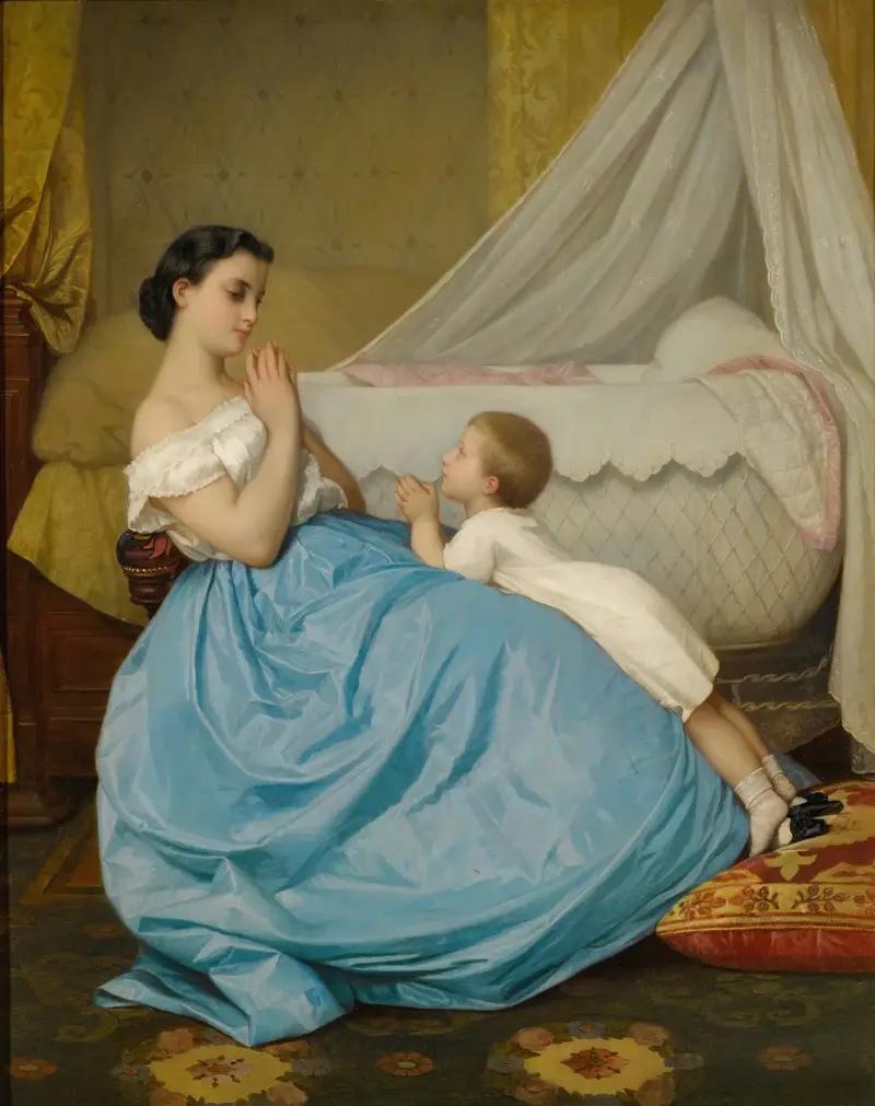 Das Gebet von Auguste Toulmouche