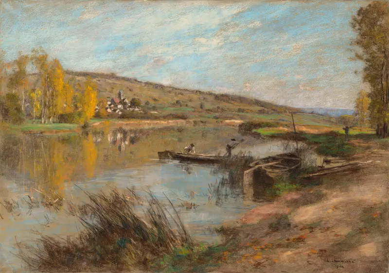 Sandkaje in Chartèves von Léon Augustin Lhermitte