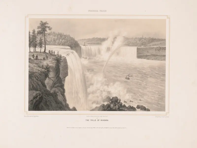 Die Niagarafälle von Augustus Köllner