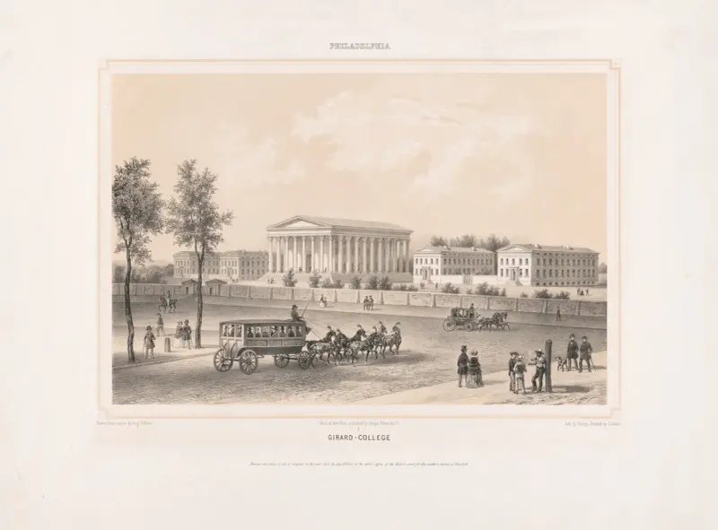 Girard College, Philadelphia av Augustus Köllner