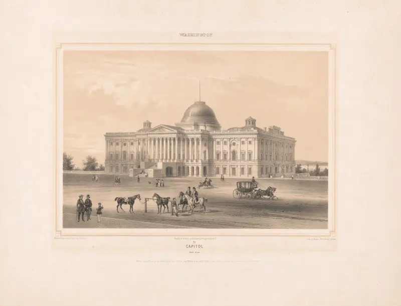 Washington–Capitol (east view) av Augustus Köllner