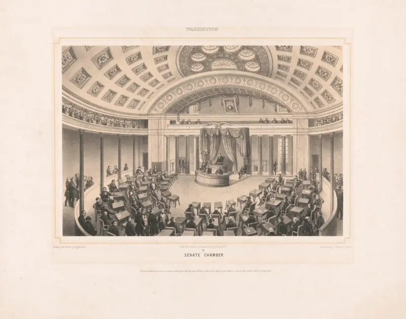 Washington. Senate chamber av Augustus Köllner