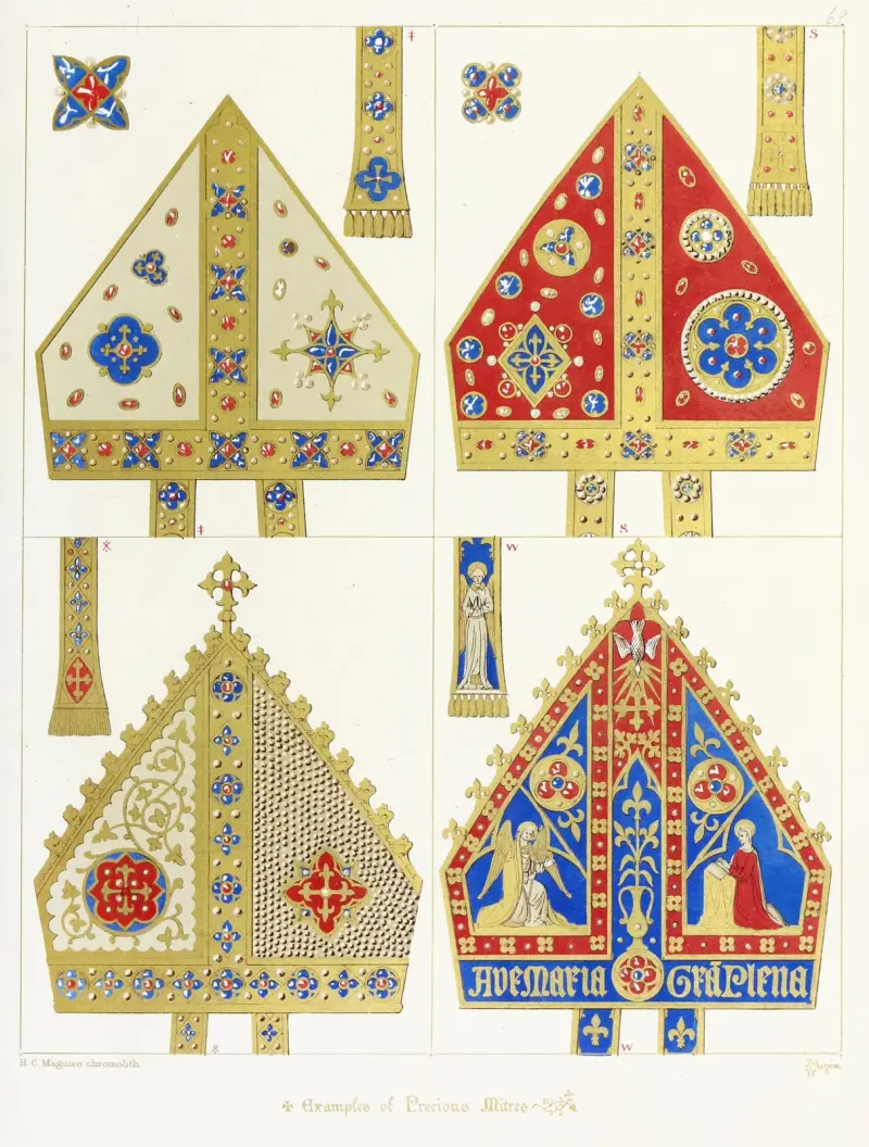Cztery cenne mitry, Augustus Pugin