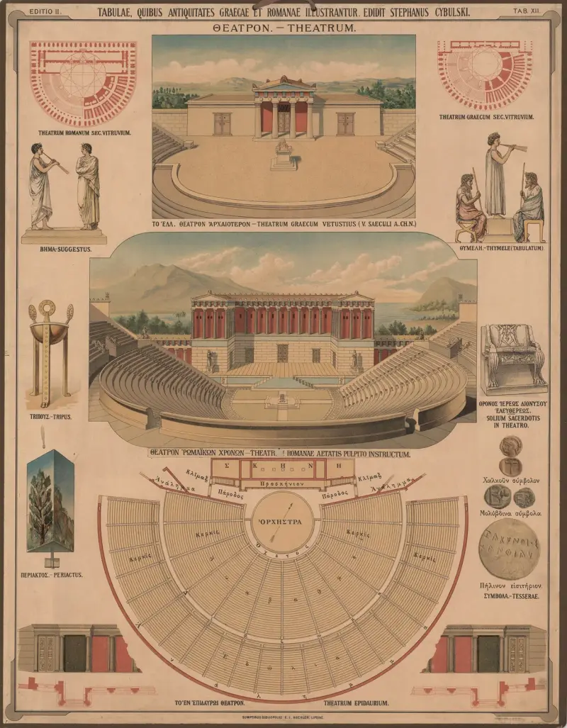 Greek theater av Bronisław Gembarzewski