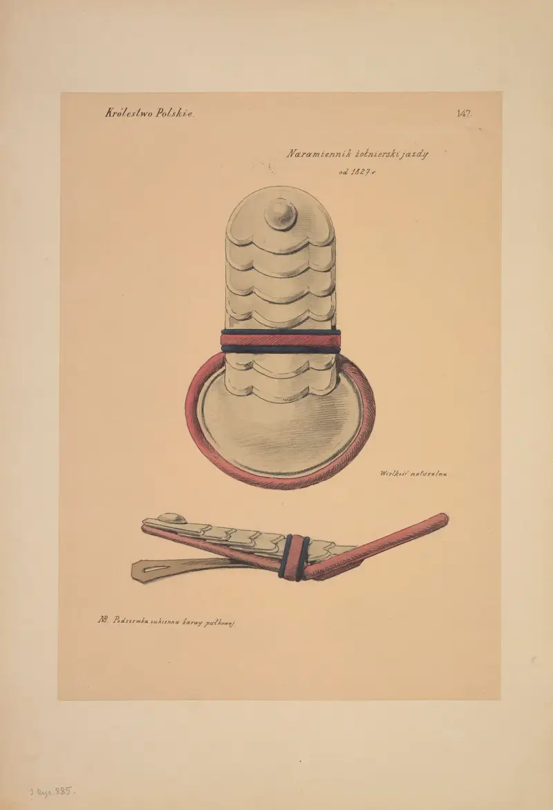 Naramiennik żołnierski jazdy od 1827 av Bronisław Gembarzewski