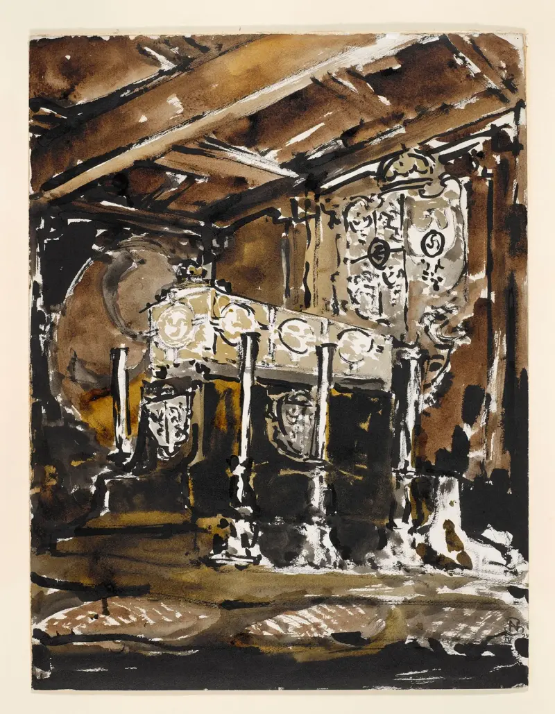 Drottning Barbaras sarkofag av Stanisław Noakowski