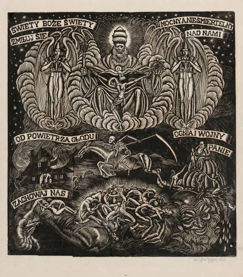 Holy God; War av Władysław Skoczylas