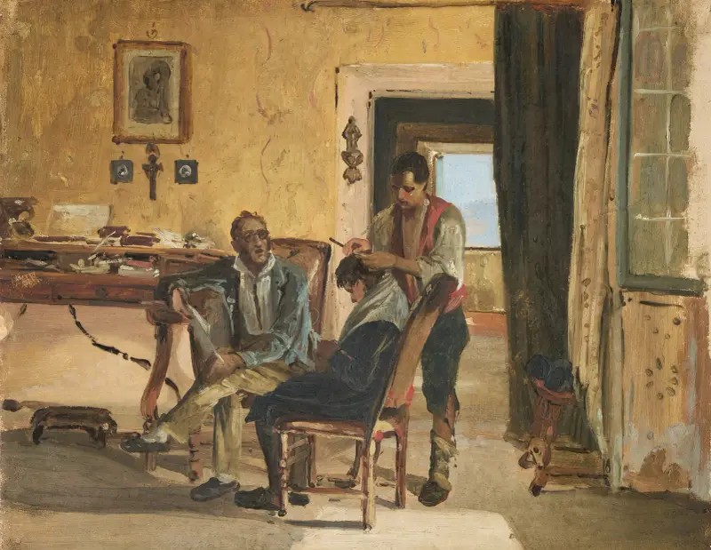 U fryzjera, Johann Baptist Kirner