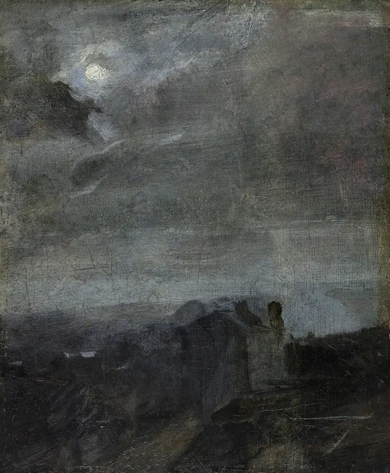 Skymning, månsken av Jean-Baptiste Carpeaux