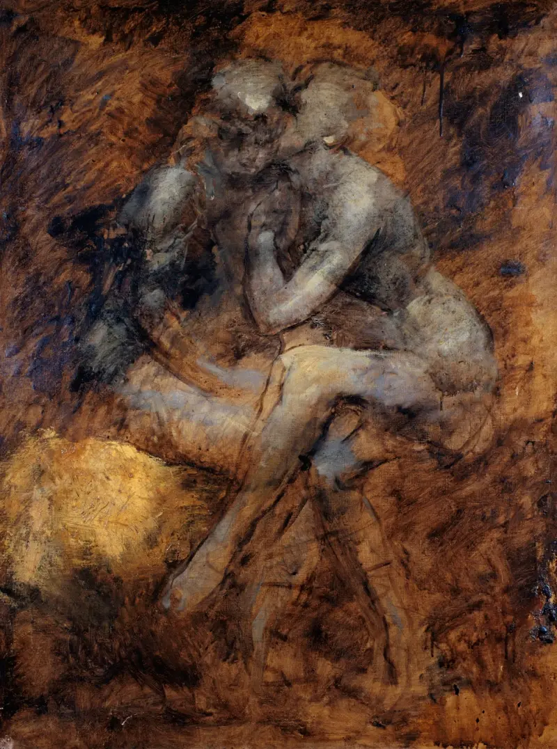 Das vertrauliche Gespräch von Jean-Baptiste Carpeaux