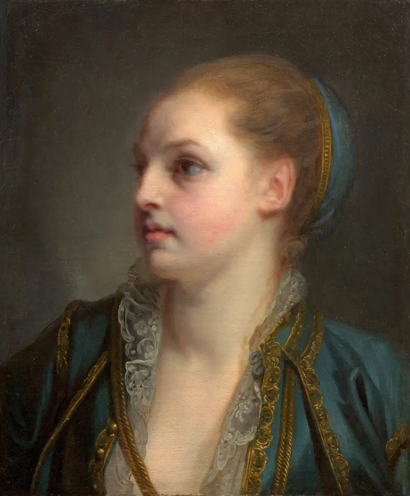 Domniemany portret panny Clairon, Jean-Baptiste Greuze