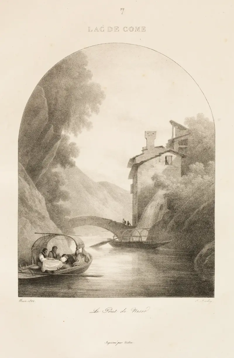Comské jezero, Jean-Baptiste Isabey