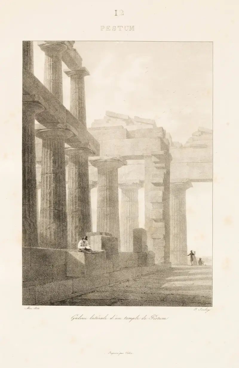 Pestum, Jean-Baptiste Isabey